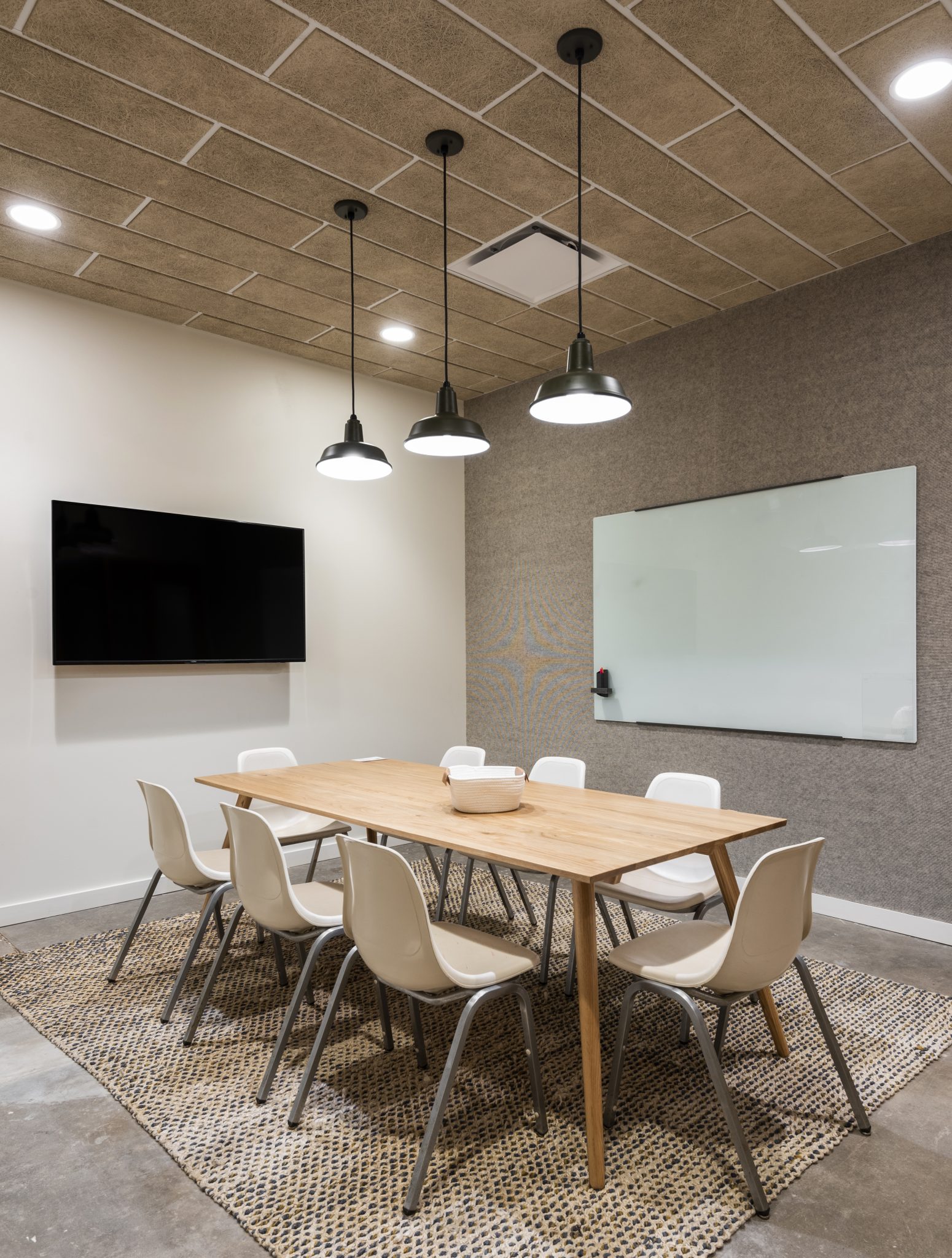 Furnished conference rooms