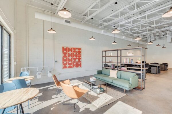 Comfortable lounge areas