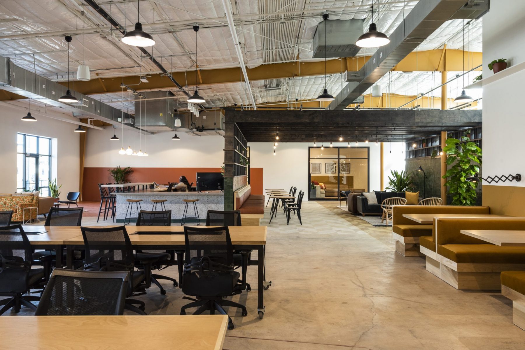 Flexible shared work areas