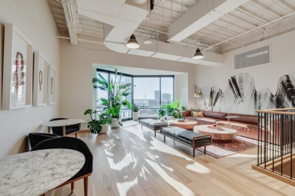 Open, airy shared areas