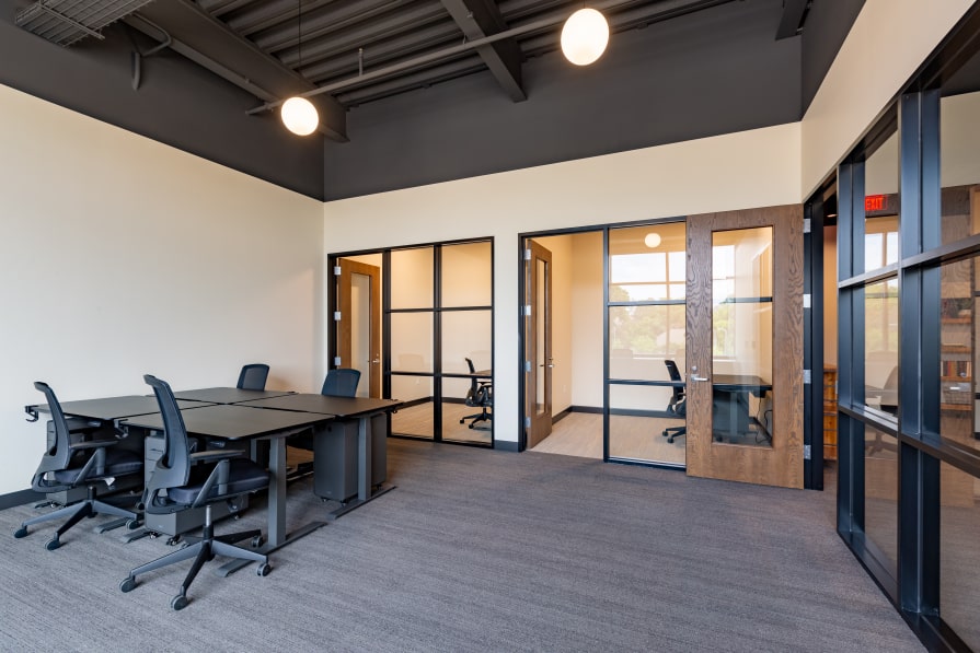Larger office suites available for growing teams