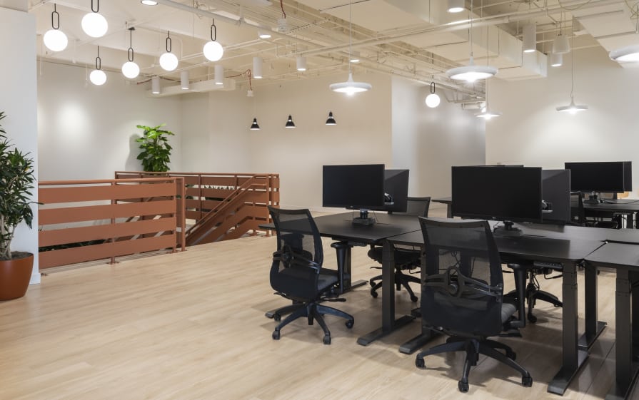 Open shared work areas
