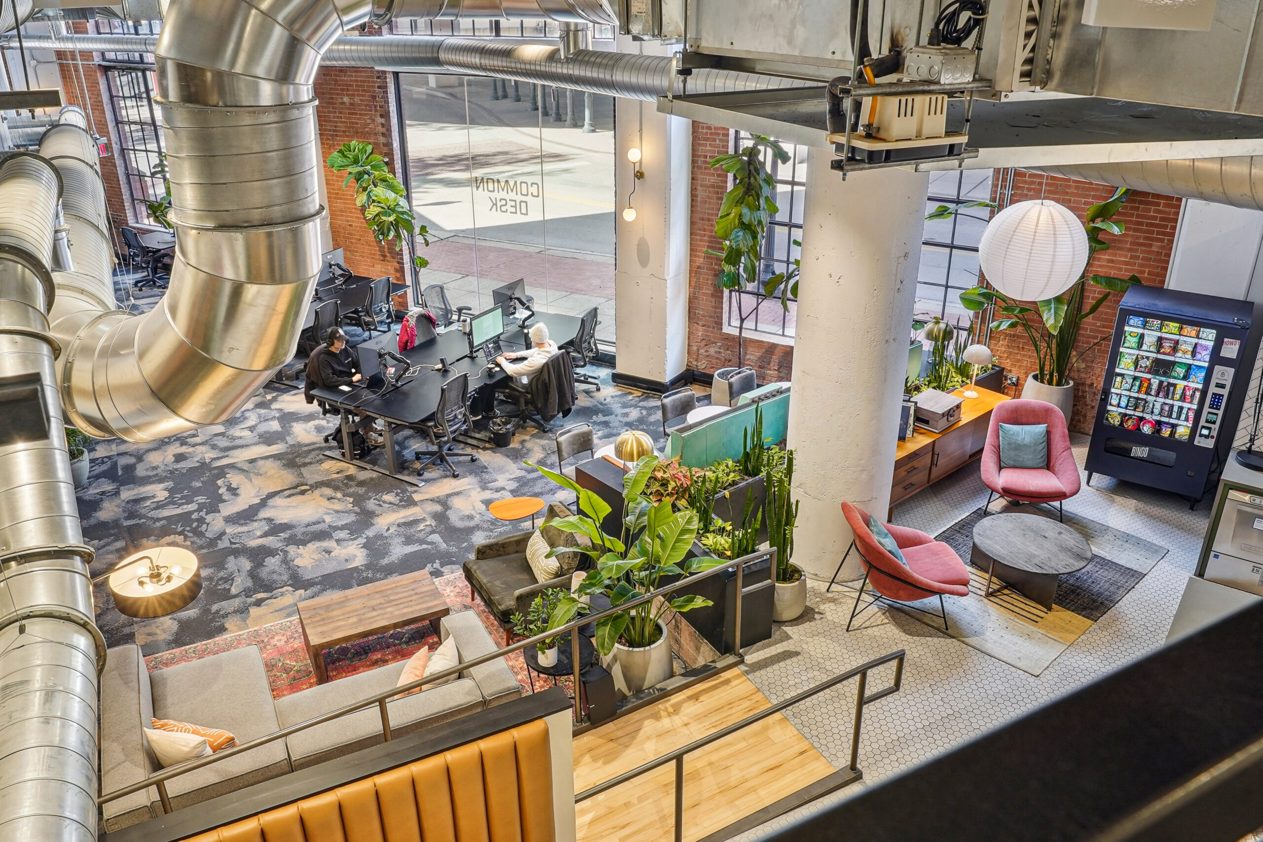 Common Desk - West End, aerial view